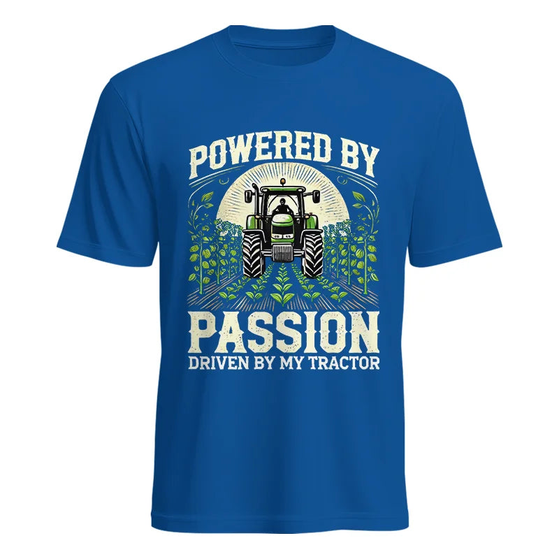 Powered By Passion Driven By My Tractor 3 - Unisex Heavy Cotton Tee