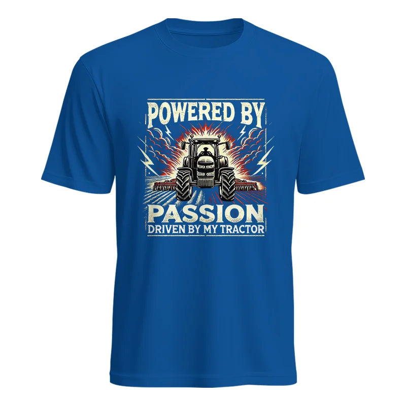 Powered By Passion Driven By My Tractor 4 - Unisex Heavy Cotton Tee