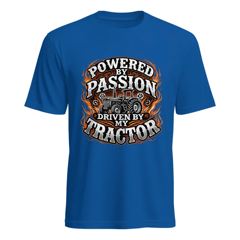 Image of Powered By Passion Driven By My Tractor 5 - Unisex Heavy Cotton Tee