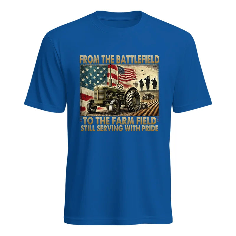 Image of Veteran Farmer From The Battlefield To The Farm Field 1 - Unisex Heavy Cotton Tee