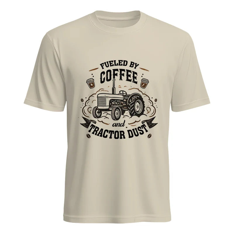 Fueled By Coffee And Tractor Dust - Unisex Heavy Cotton Tee