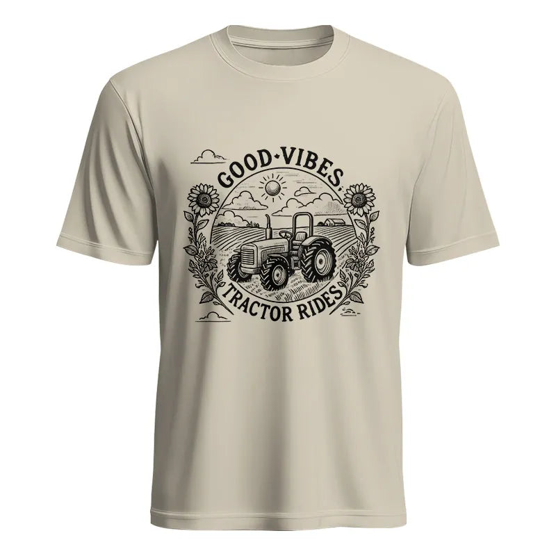 Good Vibes Tractor Rides - Unisex Heavy Cotton Tee