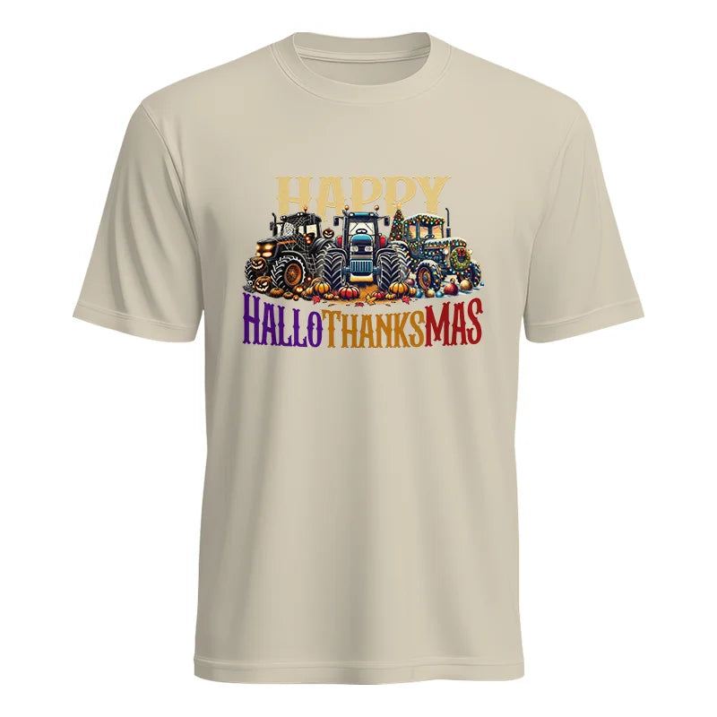 Image of Happy HalloThanksMas - Unisex Heavy Cotton Tee