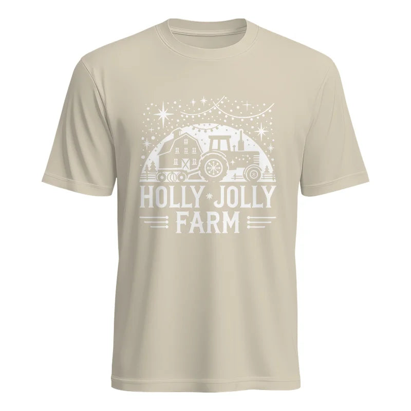 Image of Holly Jolly Farm 2 - Unisex Heavy Cotton Tee