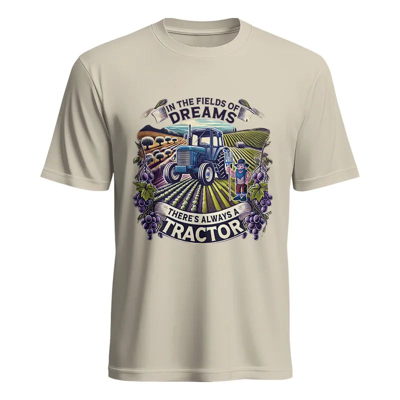 In The Fields Of Dreams There's Always A Tractor 1 - Unisex Heavy Cotton Tee