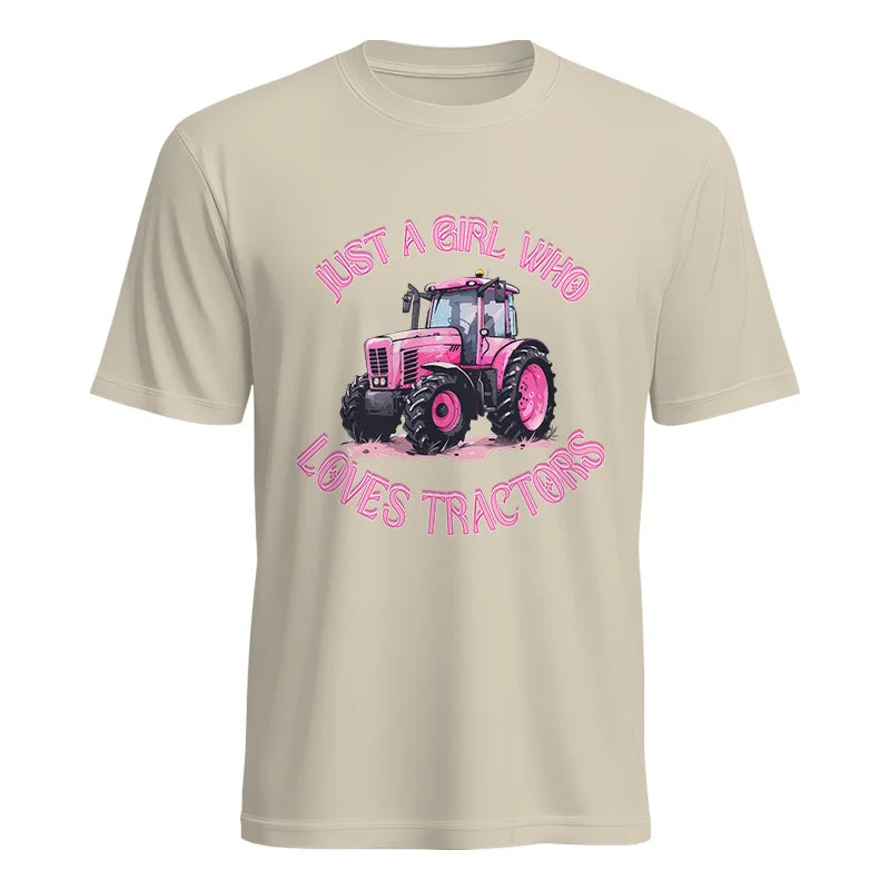 Just A Girl Who Loves Tractors 1 - Unisex Heavy Cotton Tee