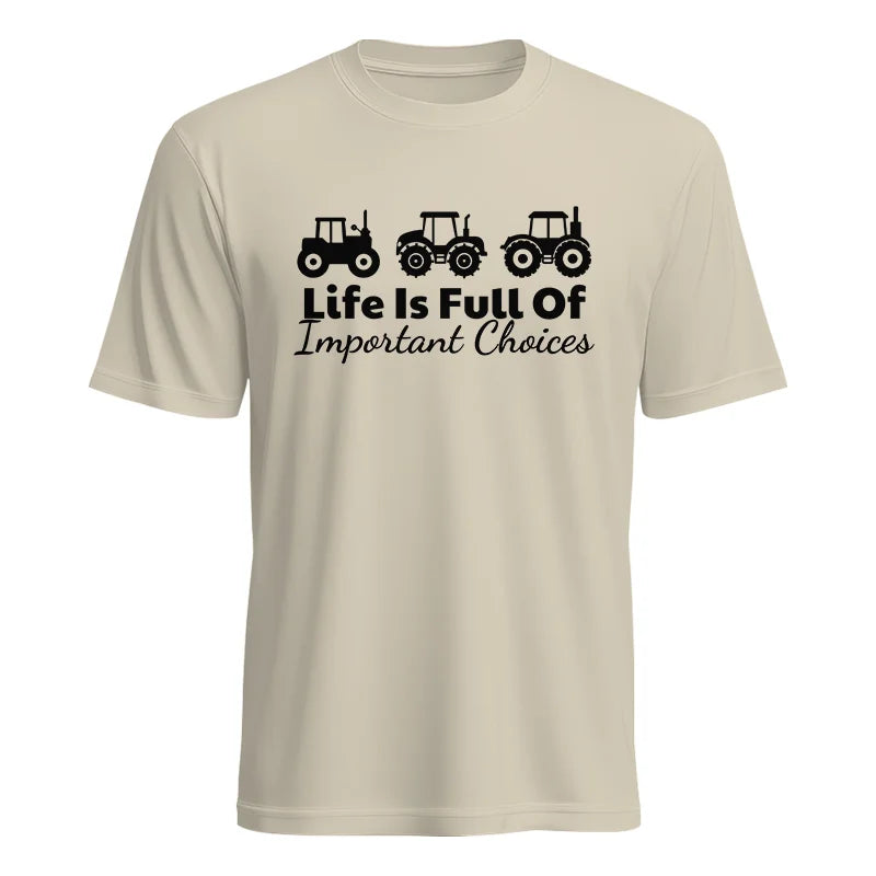 Image of Life Is Full Of Important Choices 19 - Unisex Heavy Cotton Tee