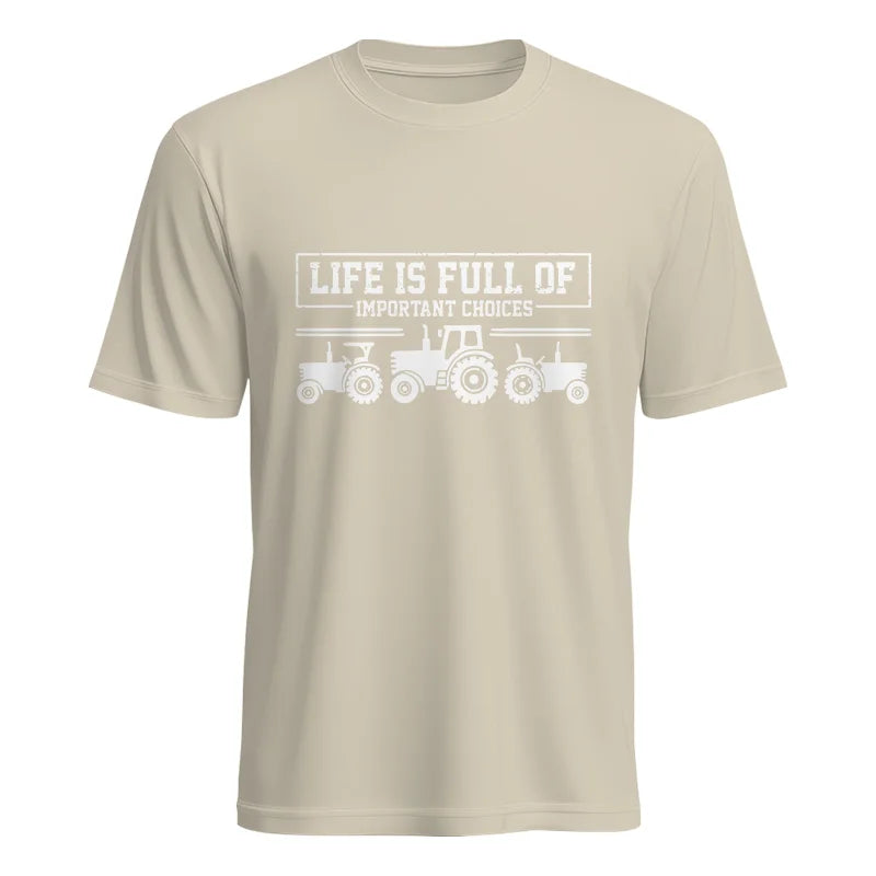 Life Is Full Of Important Choices 31 - Unisex Heavy Cotton Tee