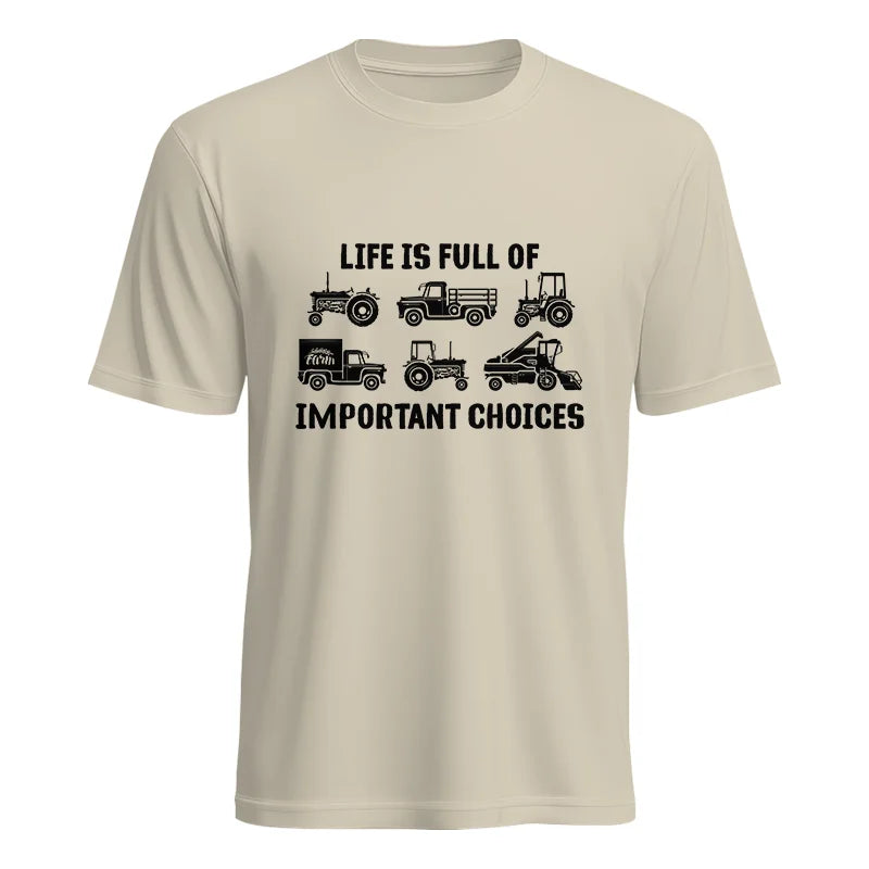 Life Is Full Of Important Choices 34 - Unisex Heavy Cotton Tee