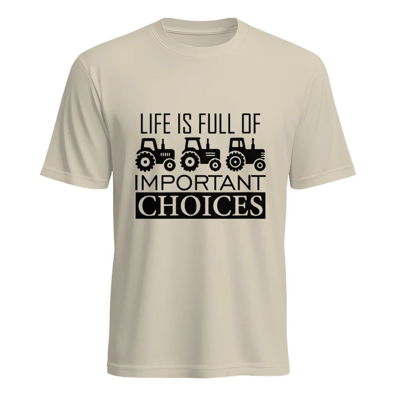 Life Is Full Of Important Choices 35 - Unisex Heavy Cotton Tee