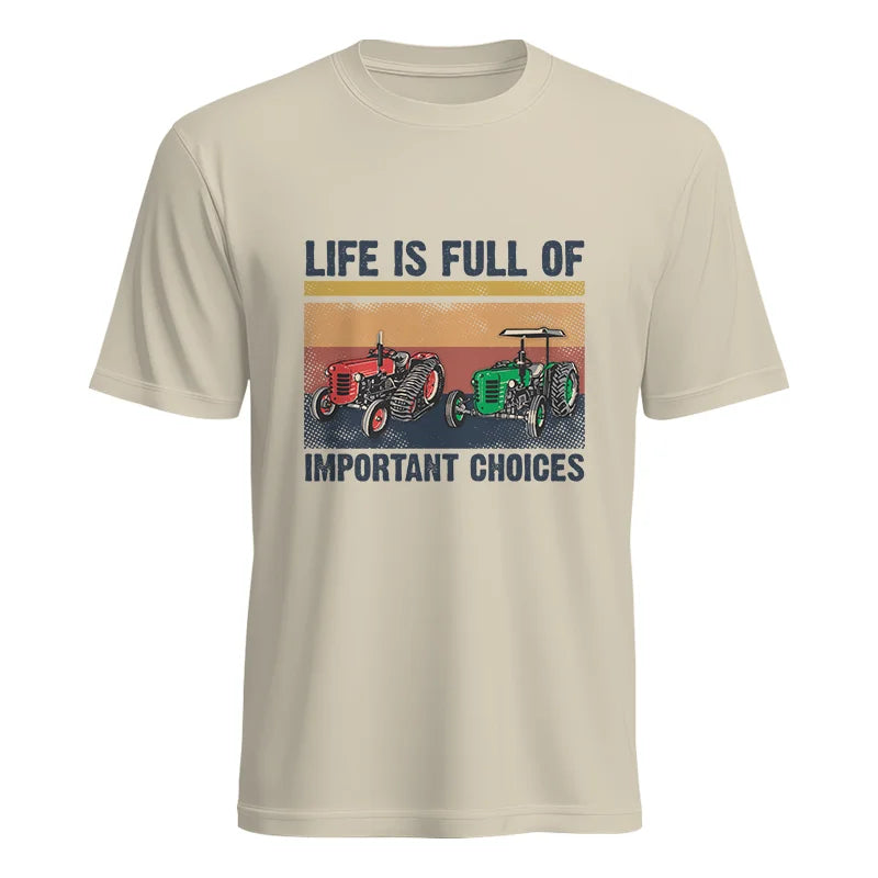 Life Is Full Of Important Choices 37 - Unisex Heavy Cotton Tee