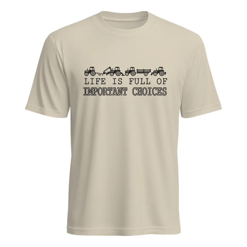 Image of Life Is Full Of Important Choices 8 - Unisex Heavy Cotton Tee