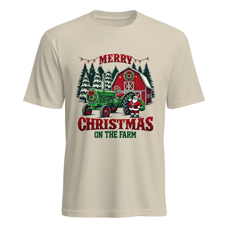 Image of Merry Christmas On The Farm 3 - Unisex Heavy Cotton Tee