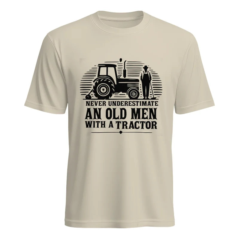 Image of Never Underestimate An Old Men With A Tractor - Unisex Heavy Cotton Tee