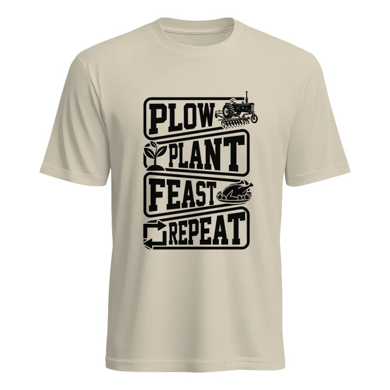 Image of Plow Plant Feast Repeat 1 - Unisex Heavy Cotton Tee