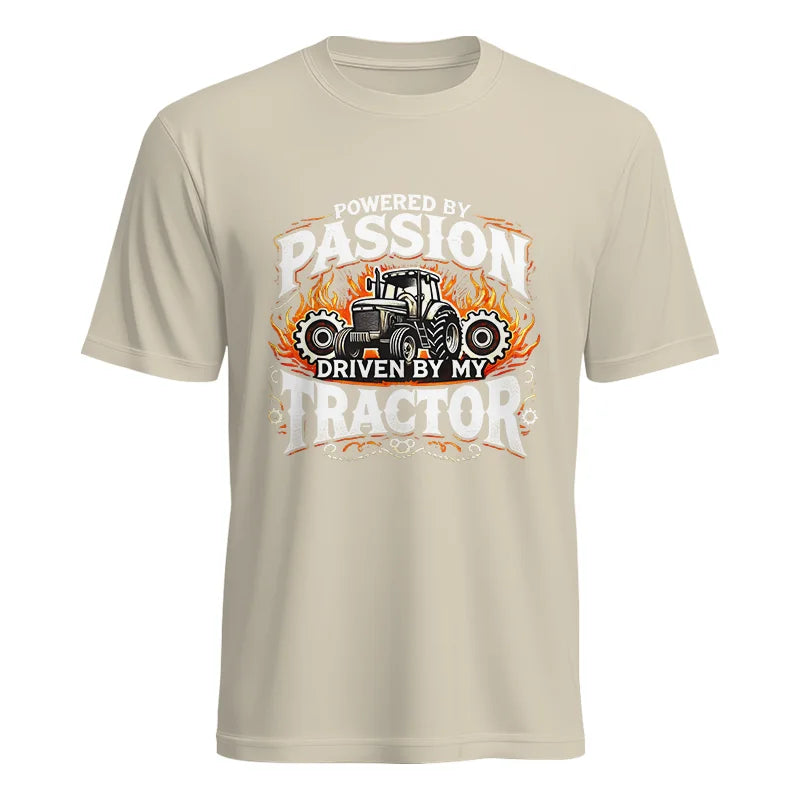 Powered By Passion Driven By My Tractor 1 - Unisex Heavy Cotton Tee