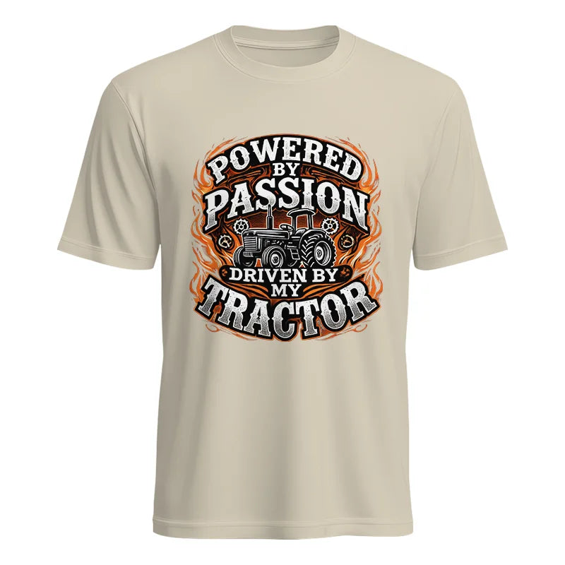 Powered By Passion Driven By My Tractor 5 - Unisex Heavy Cotton Tee