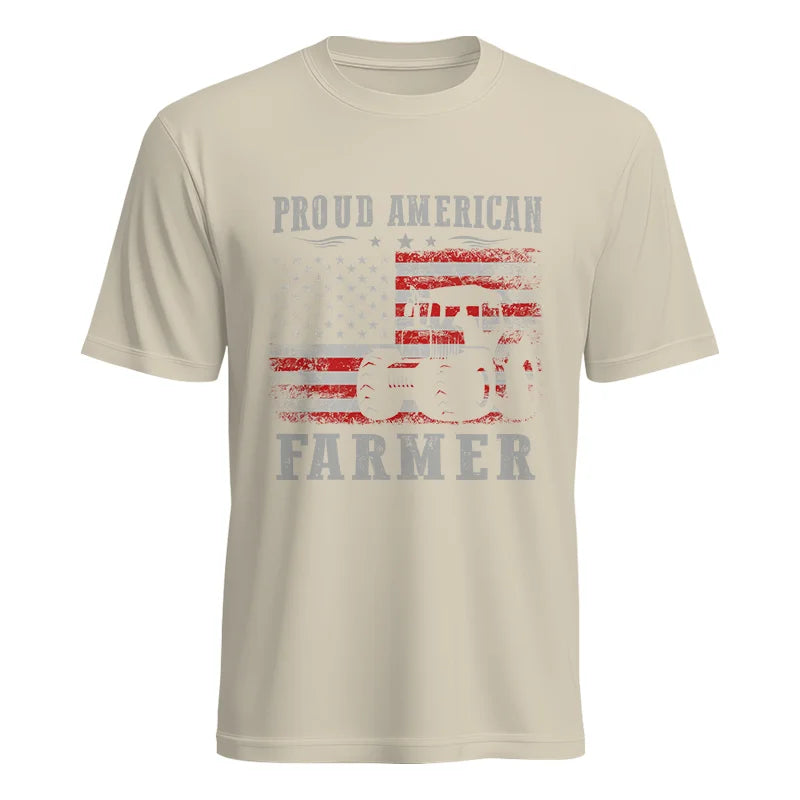 Image of Proud American Farmer - Unisex Heavy Cotton Tee