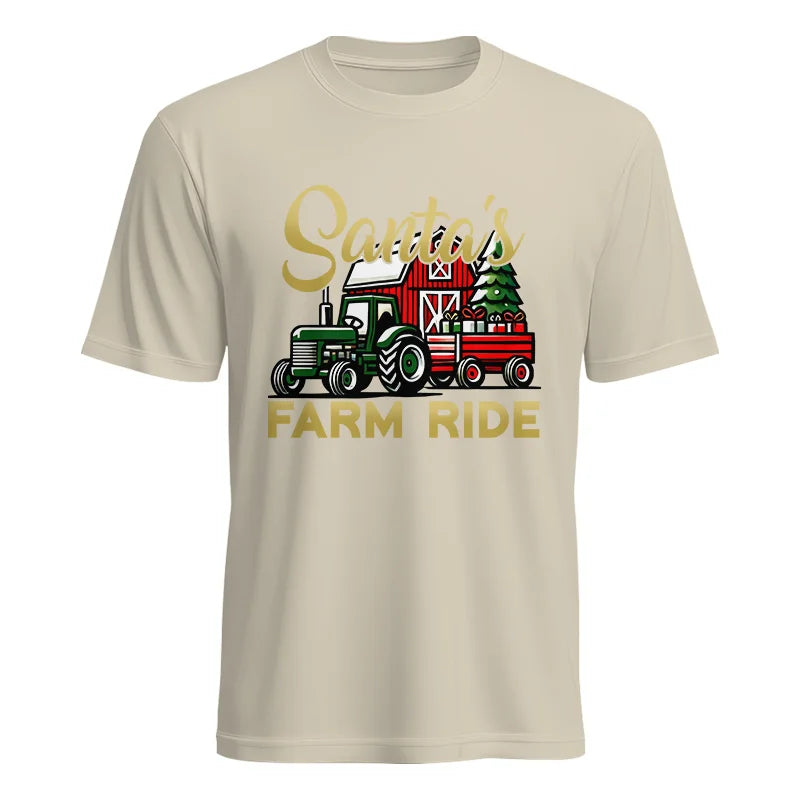 Image of Santa's Farm Ride 2 - Unisex Heavy Cotton Tee