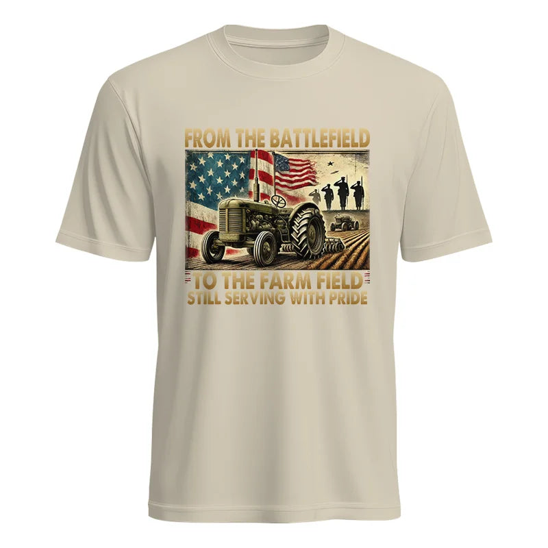 Image of Veteran Farmer From The Battlefield To The Farm Field 1 - Unisex Heavy Cotton Tee