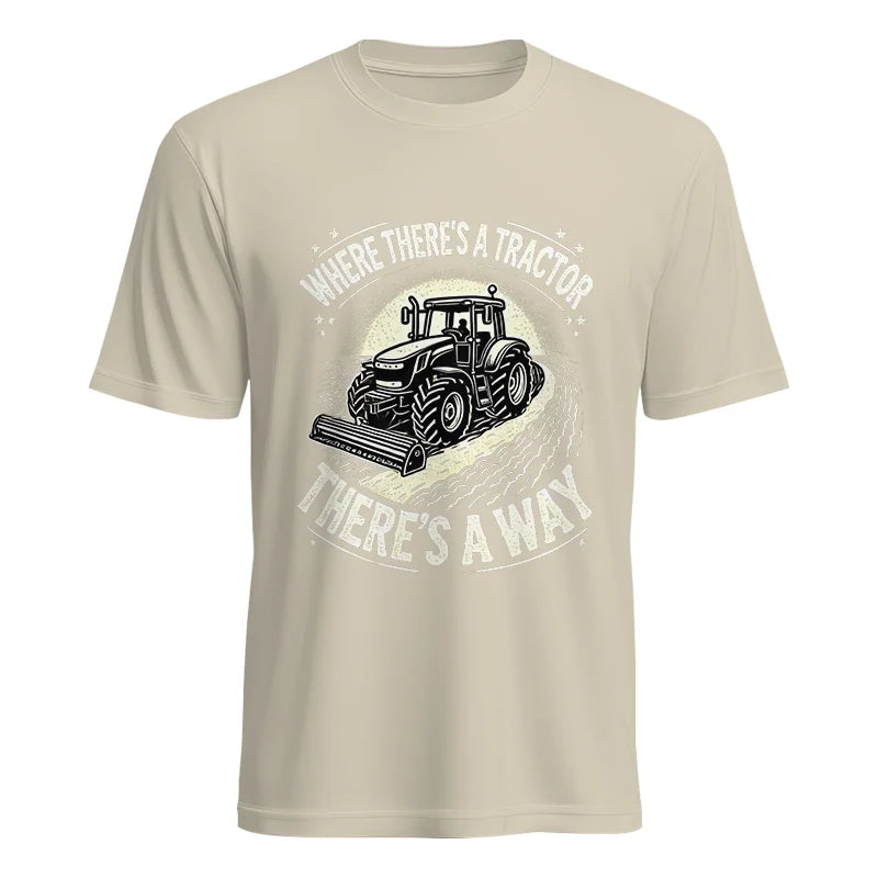 Where There's A Tractor There's A Way 1 - Unisex Heavy Cotton Tee