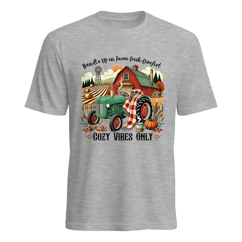 Bundle Up in Farm Fresh Comfort_Cozy Vibes Only - Unisex Heavy Cotton Tee