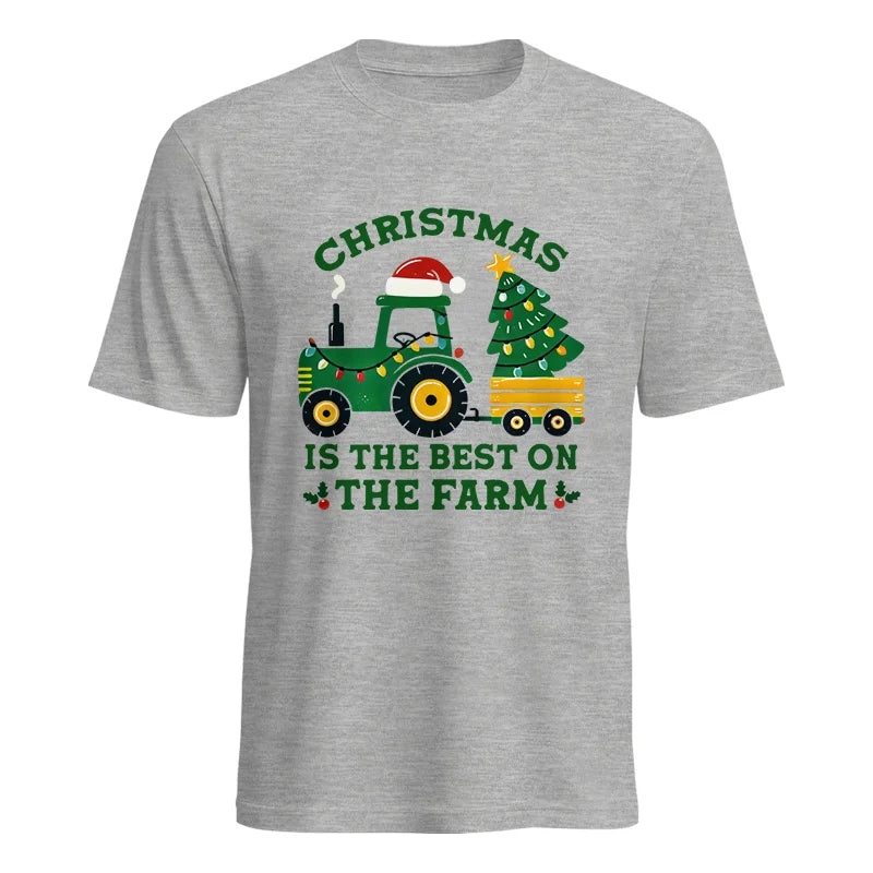 Image of Christmas Is The Best On The Farm - Unisex Heavy Cotton Tee