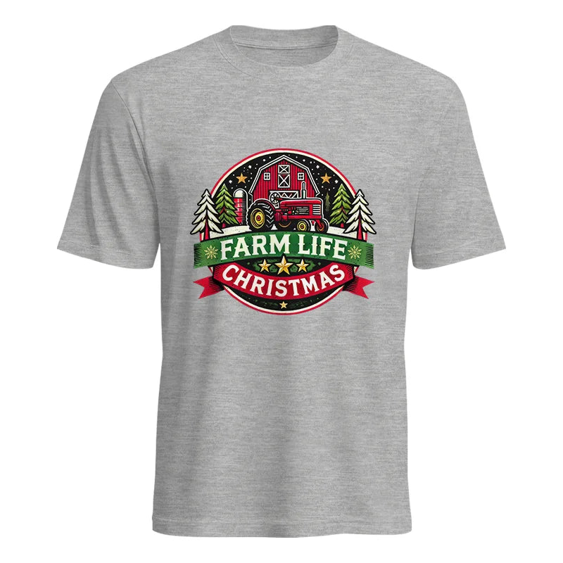 Image of Farm Life Christmas 3 - Unisex Heavy Cotton Tee