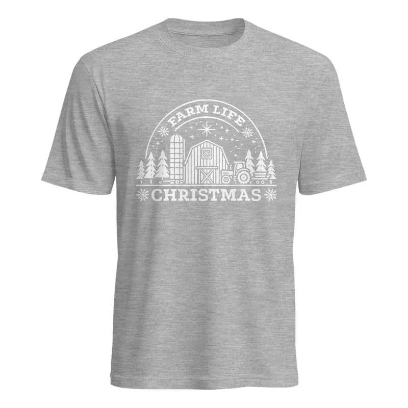 Farm Life Christmas 4 - Unisex Heavy Cotton Tee