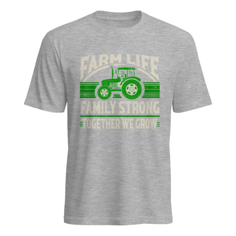 Farm life Family Strong_Together We grow - Unisex Heavy Cotton Tee