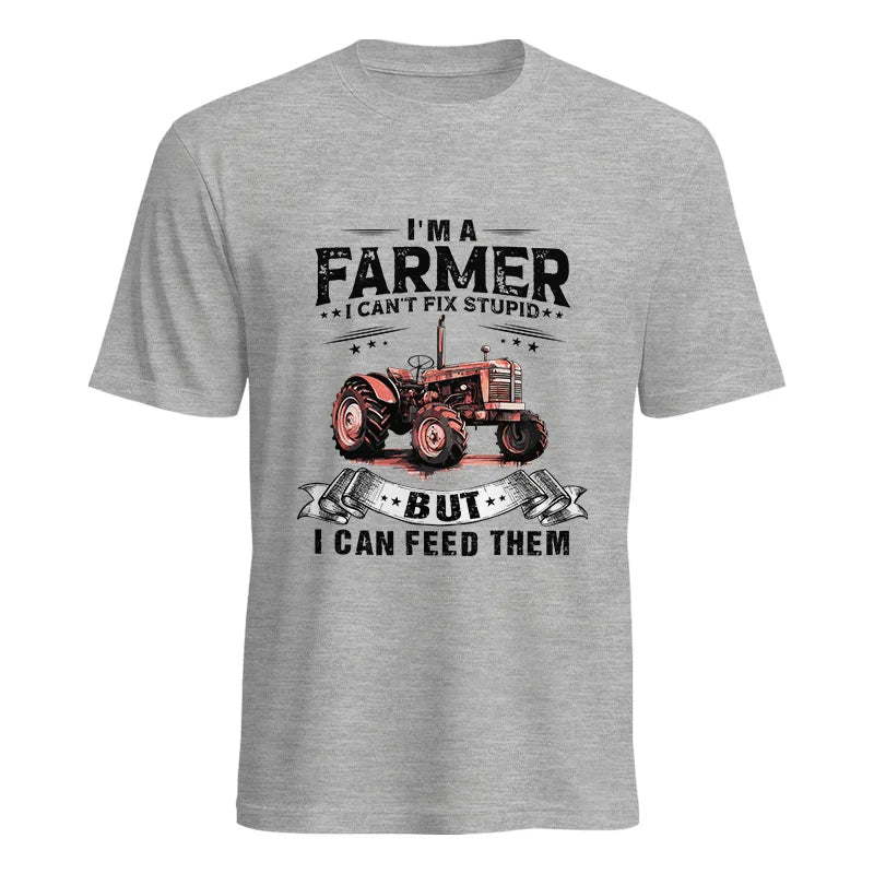 Image of Farmer Can't Fix Stupid - Unisex Heavy Cotton Tee