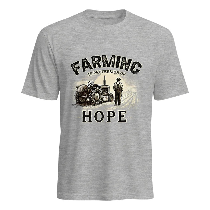 Image of Farming Is A Profession Of Hope 2 - Unisex Heavy Cotton Tee