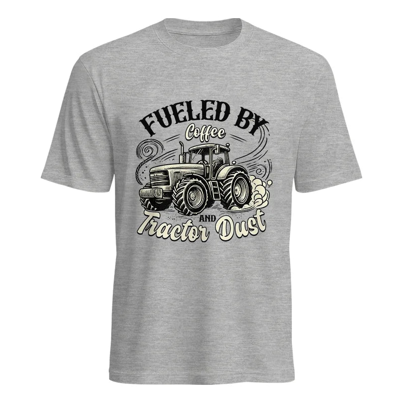 Image of Fueled By Coffee And Tractor Dust 2 - Unisex Heavy Cotton Tee