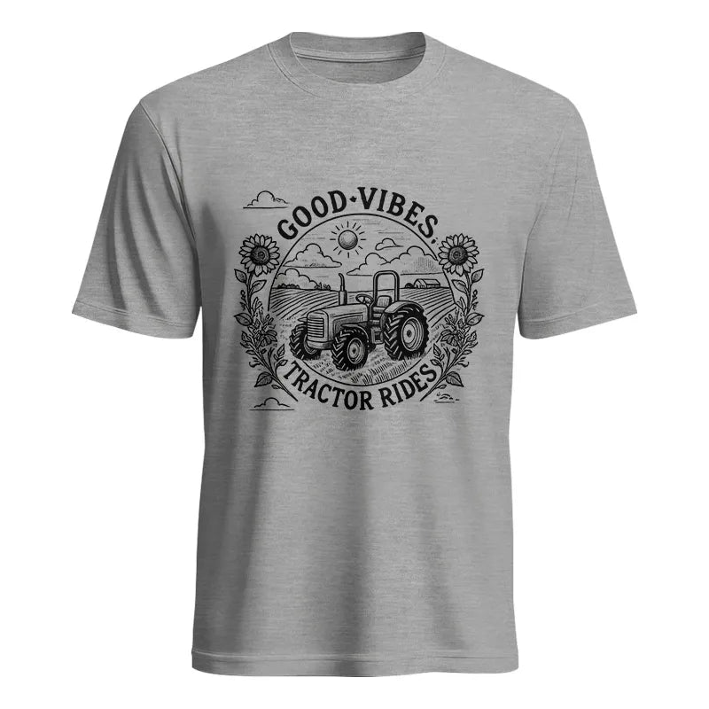 Good Vibes Tractor Rides - Unisex Heavy Cotton Tee