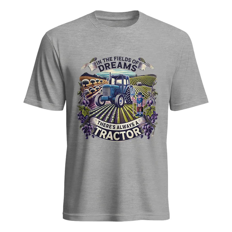 In The Fields Of Dreams There's Always A Tractor 1 - Unisex Heavy Cotton Tee