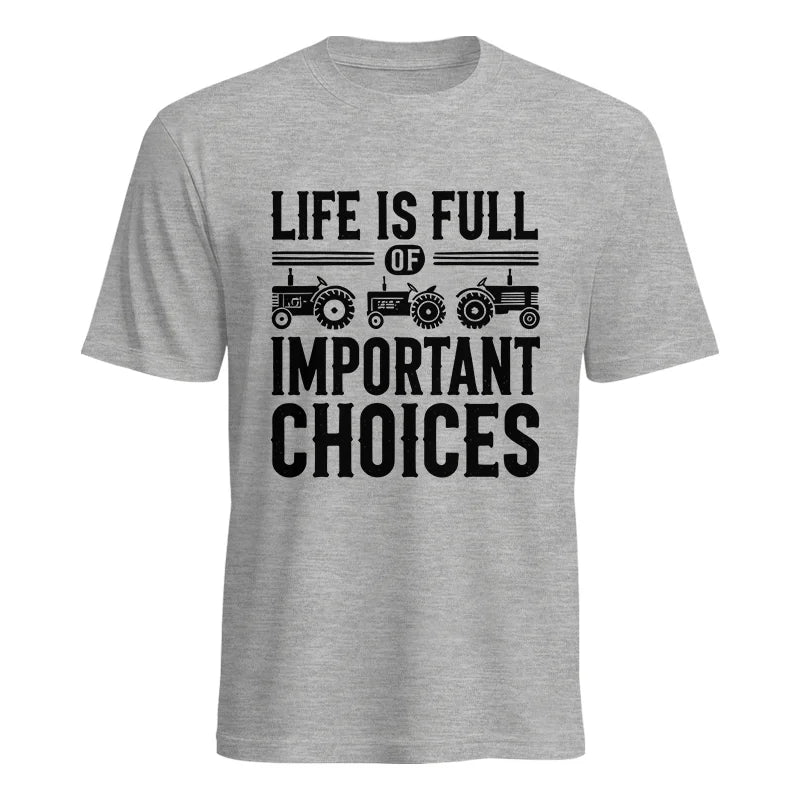 Image of Life Is Full Of Important Choices 26 - Unisex Heavy Cotton Tee