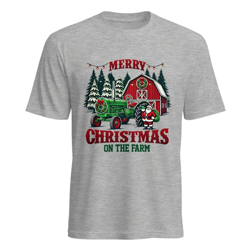 Merry Christmas On The Farm 3 - Unisex Heavy Cotton Tee