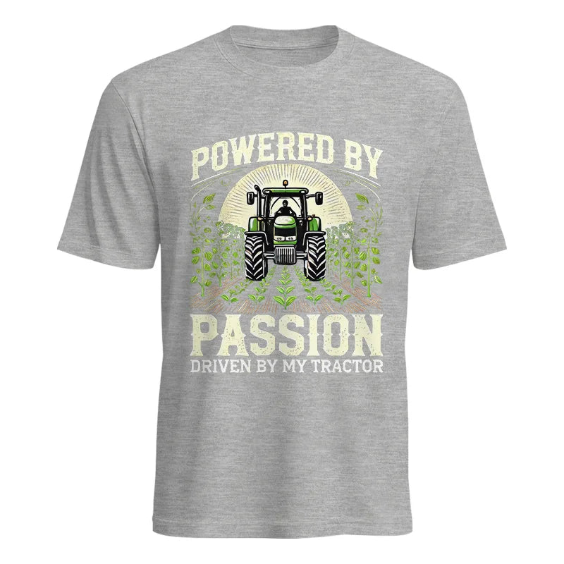 Powered By Passion Driven By My Tractor 3 - Unisex Heavy Cotton Tee