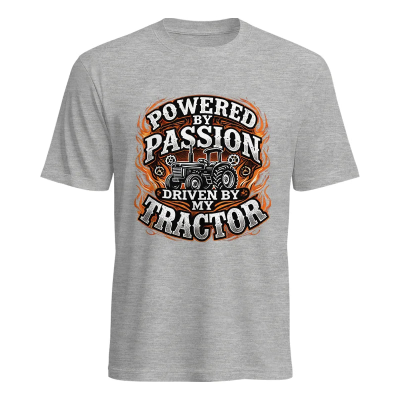 Powered By Passion Driven By My Tractor 5 - Unisex Heavy Cotton Tee