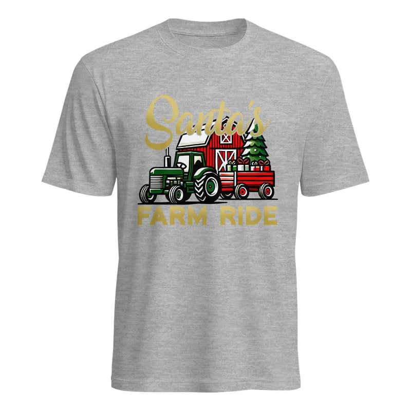 Image of Santa's Farm Ride 2 - Unisex Heavy Cotton Tee