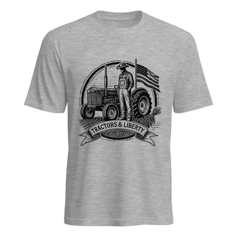 Tractors And Liberty - Unisex Heavy Cotton Tee