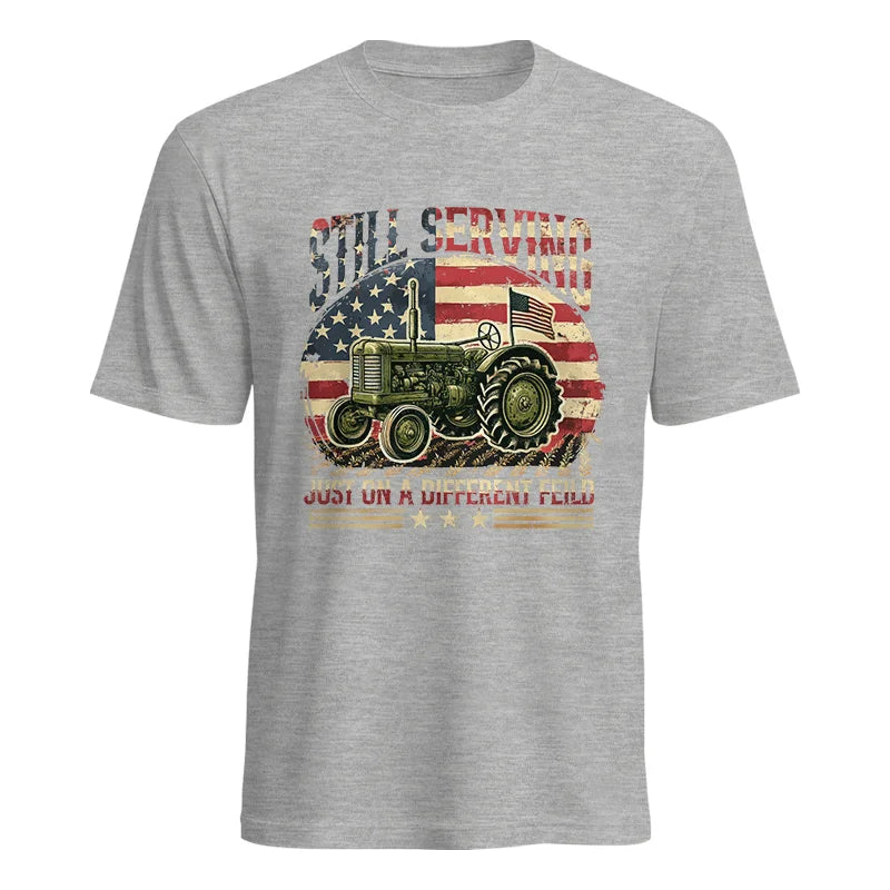 Veteran Farmer Still Serving 10 - Unisex Heavy Cotton Tee