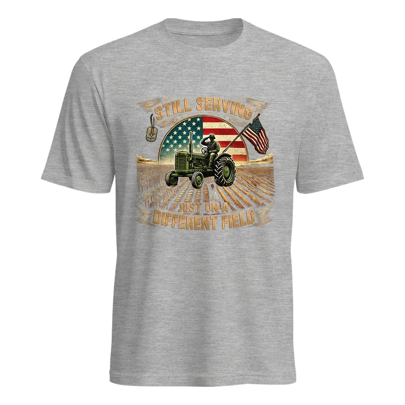 Image of Veteran Farmer Still Serving 8 - Unisex Heavy Cotton Tee