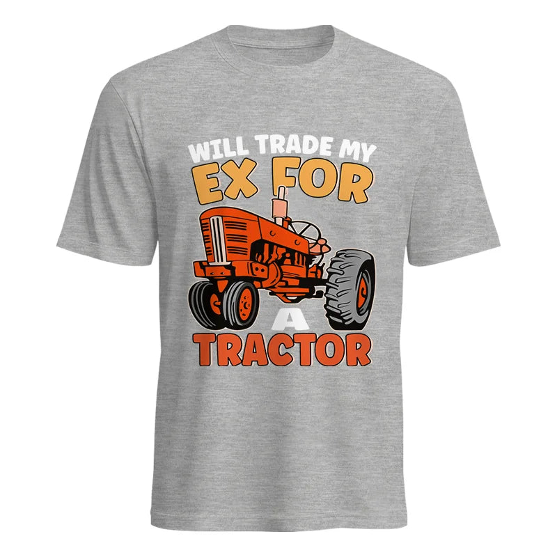 Image of Will Trade My Ex For Tractor - Unisex Heavy Cotton Tee