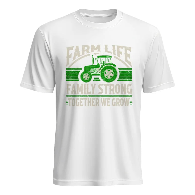 Farm life Family Strong_Together We grow - Unisex Heavy Cotton Tee