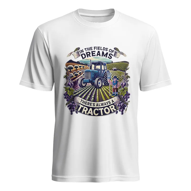 In The Fields Of Dreams There's Always A Tractor 1 - Unisex Heavy Cotton Tee