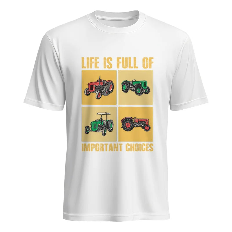 Life Is Full Of Important Choices 38 - Unisex Heavy Cotton Tee