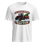 My Sleigh Broke So Now I Ride A Tractor - Unisex Heavy Cotton Tee