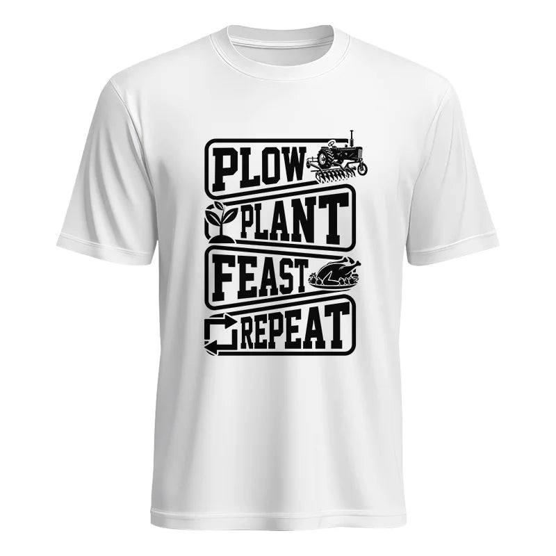 Plow Plant Feast Repeat 1 - Unisex Heavy Cotton Tee