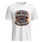 Powered By Passion Driven By My Tractor 5 - Unisex Heavy Cotton Tee